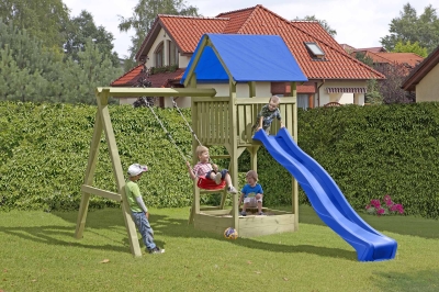 Kompletne ogrodowe place do zabawy dla dzieci